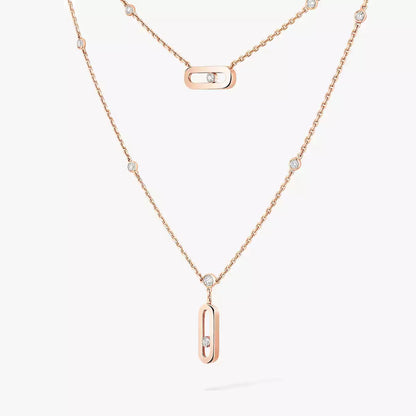 [AURORA] Move Uno Diamond Necklace