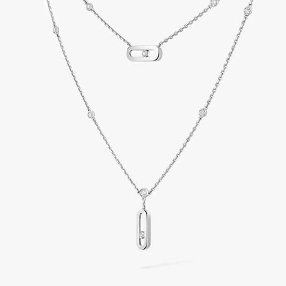[AURORA] Move Uno Diamond Necklace
