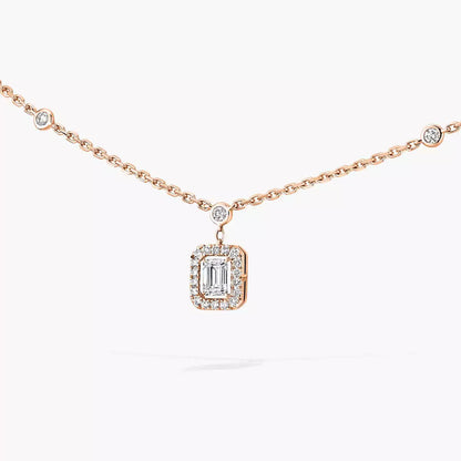[AURORA]My Twin Diamond Necklace in Silver