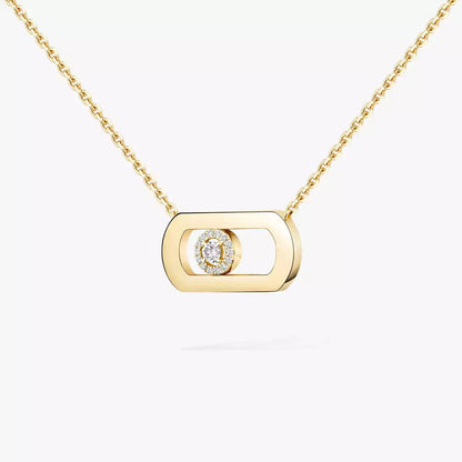 [AURORA]So Move Diamond Necklace in Gold
