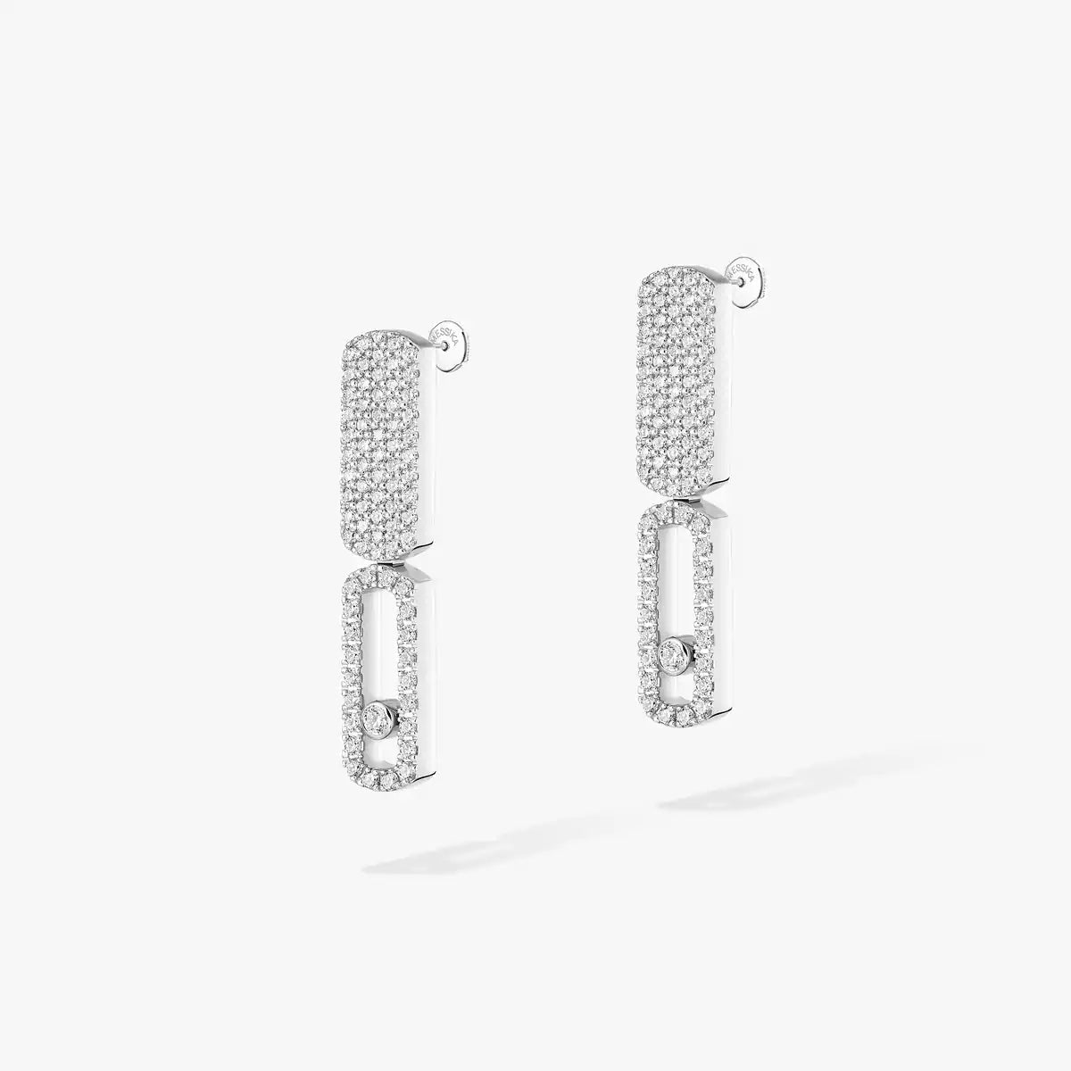 [AURORA]Imperial Move SM Diamond Earrings
