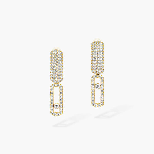 [AURORA]Imperial Move SM Diamond Earrings