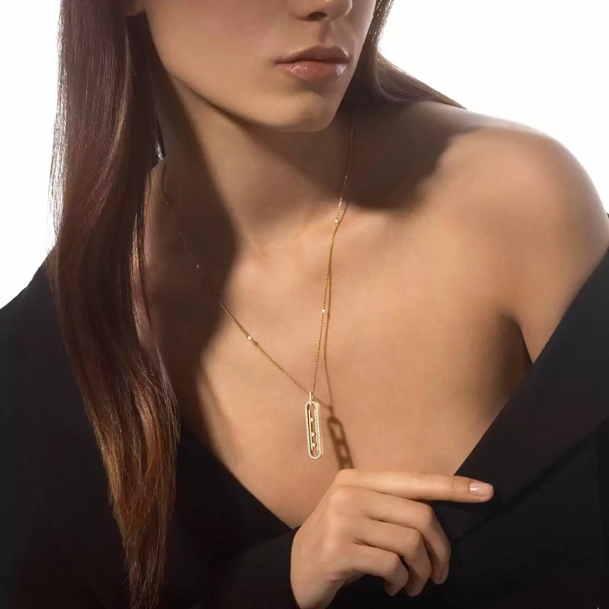[AURORA]Diamond Necklace Move 10Th