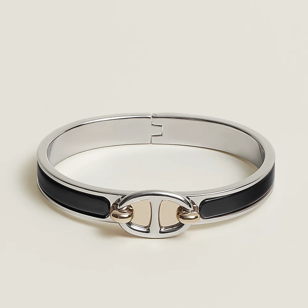 [AURORA]CLIC CHAINE SILVER BRACELET