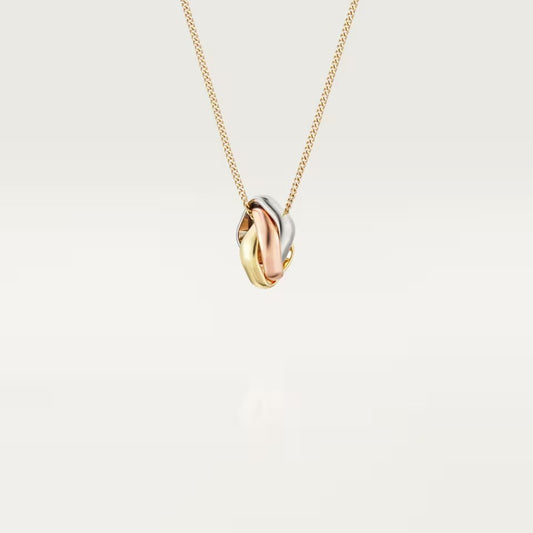 [AURORA]TRINITY CUSHION NECKLACE COLLECTION