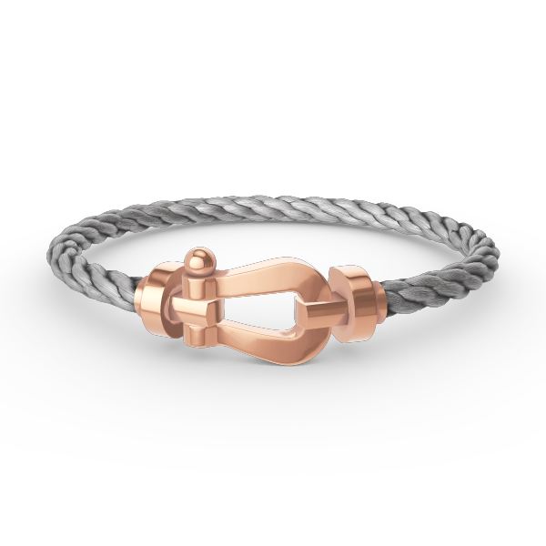 [AURORA]FORCE GROSSES HUFEISENARMBAND OHNE DIAMANT ROSÉGOLD