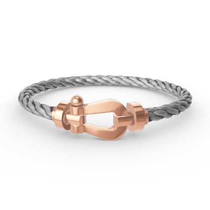 [AURORA]FORCE GROSSES HUFEISENARMBAND OHNE DIAMANT ROSÉGOLD