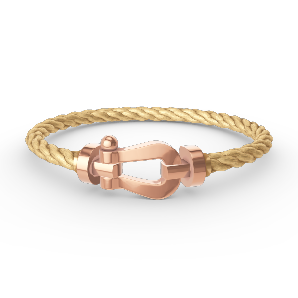 [AURORA]FORCE GROSSES HUFEISENARMBAND OHNE DIAMANT ROSÉGOLD