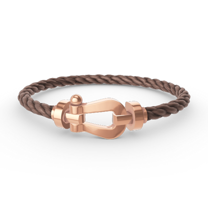 [AURORA]FORCE GROSSES HUFEISENARMBAND OHNE DIAMANT ROSÉGOLD