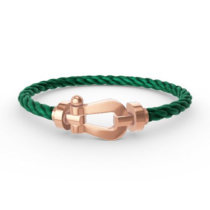 [AURORA]FORCE GROSSES HUFEISENARMBAND OHNE DIAMANT ROSÉGOLD