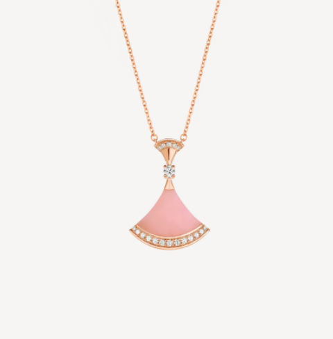 [Aurora]DREAM NECKLACE PINK OPAL