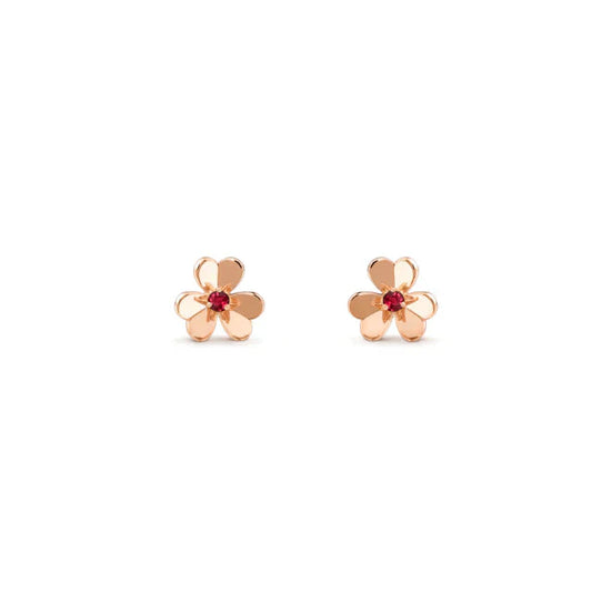 [Aurora]FRIVOLE  FLOWER PINK EARRINGS