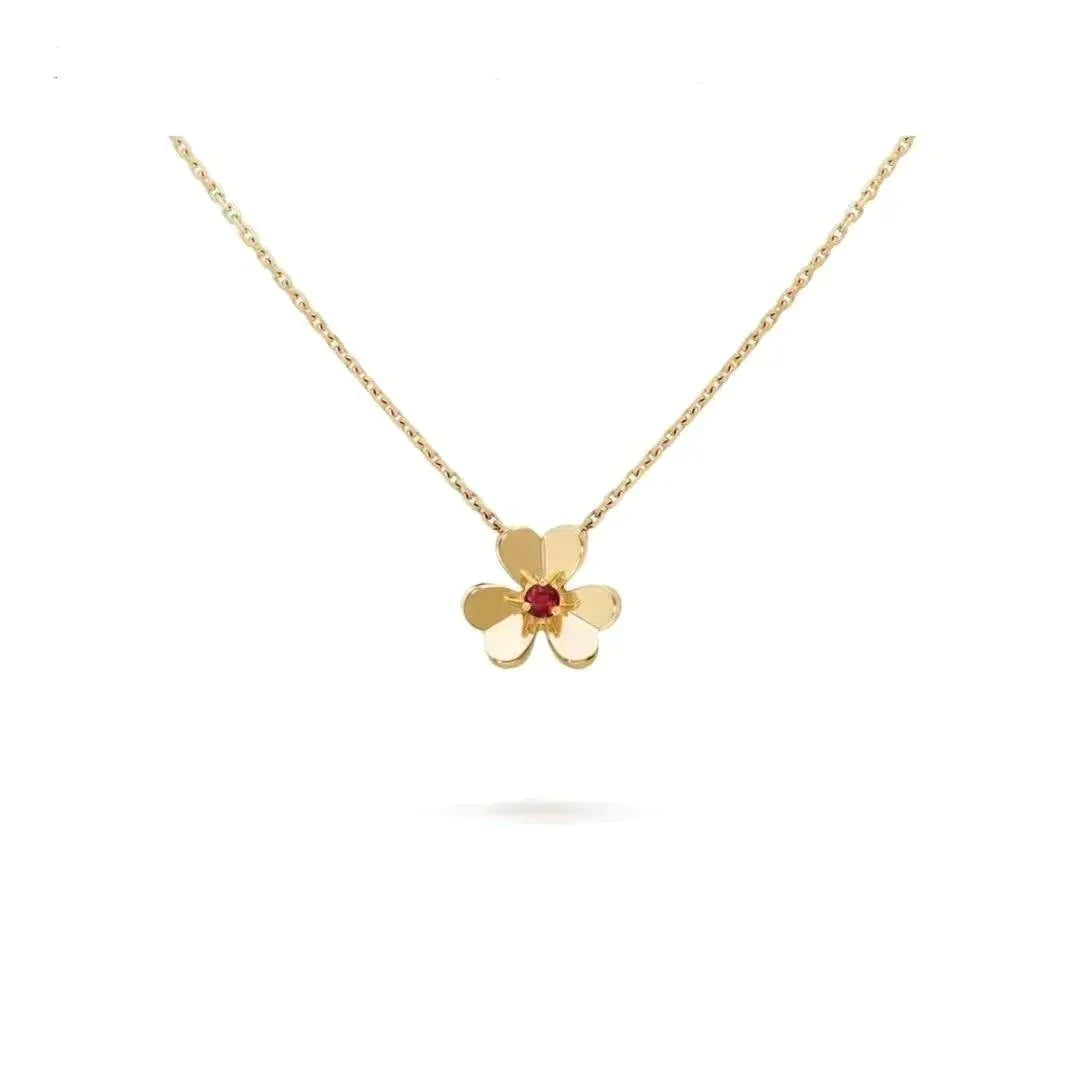 [Aurora]FRIVOLE GOLD FLOWER NECKLACE