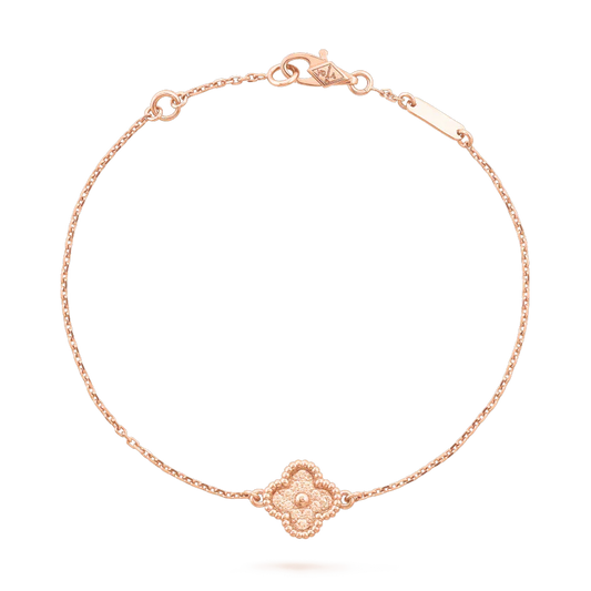 [basloveJW]KLEE-ARMBAND MIT EINZELNER BLUME