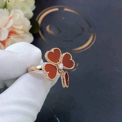 [Aurora]SWEET CLOVER CARNELIAN RING