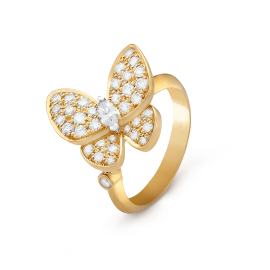 [Aurora]BUTTERFLY DIAMOND RING