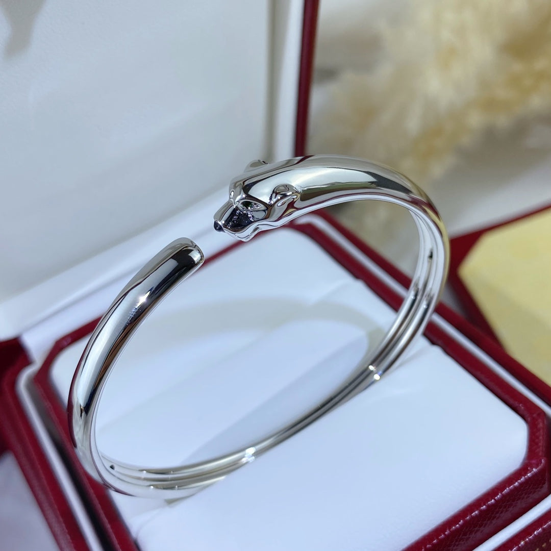 [AURORA]パンテール シルバー オープンブレスレット