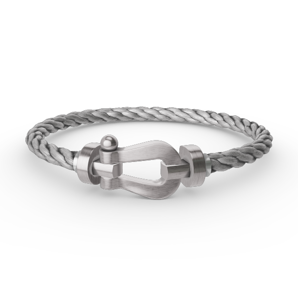 [AURORA]FORCE GROSSES HUFEISENARMBAND OHNE DIAMANT SILBER