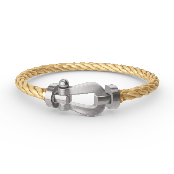 [AURORA]FORCE GROSSES HUFEISENARMBAND OHNE DIAMANT SILBER