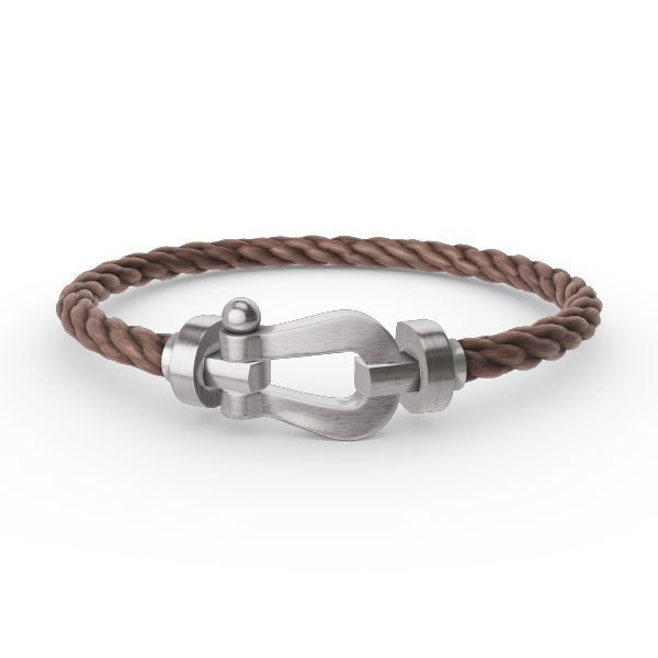 [AURORA]FORCE GROSSES HUFEISENARMBAND OHNE DIAMANT SILBER