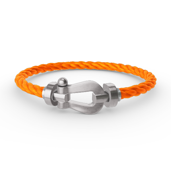 [AURORA]FORCE GROSSES HUFEISENARMBAND OHNE DIAMANT SILBER