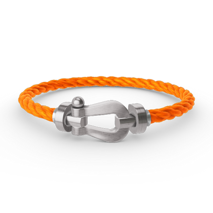 [AURORA]FORCE GROSSES HUFEISENARMBAND OHNE DIAMANT SILBER