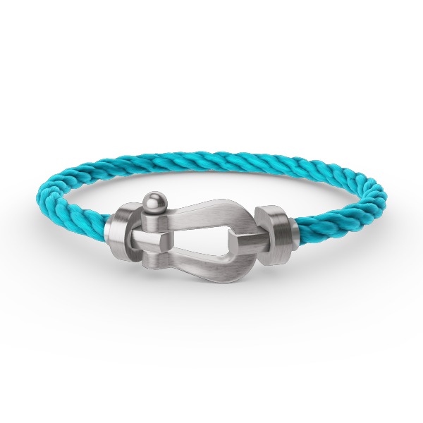 [AURORA]FORCE GROSSES HUFEISENARMBAND OHNE DIAMANT SILBER