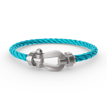 [AURORA]FORCE GROSSES HUFEISENARMBAND OHNE DIAMANT SILBER