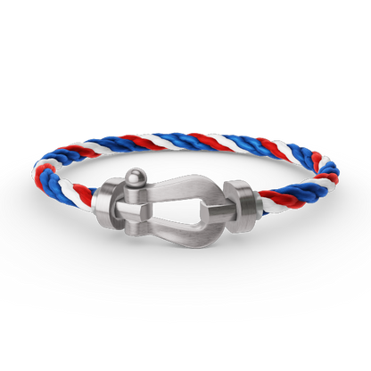 [AURORA]FORCE GROSSES HUFEISENARMBAND OHNE DIAMANT SILBER