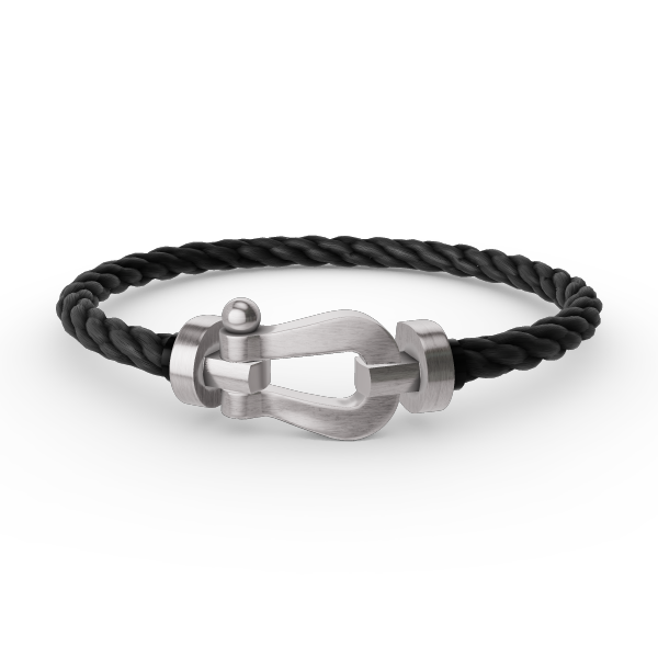 [AURORA]FORCE GROSSES HUFEISENARMBAND OHNE DIAMANT SILBER
