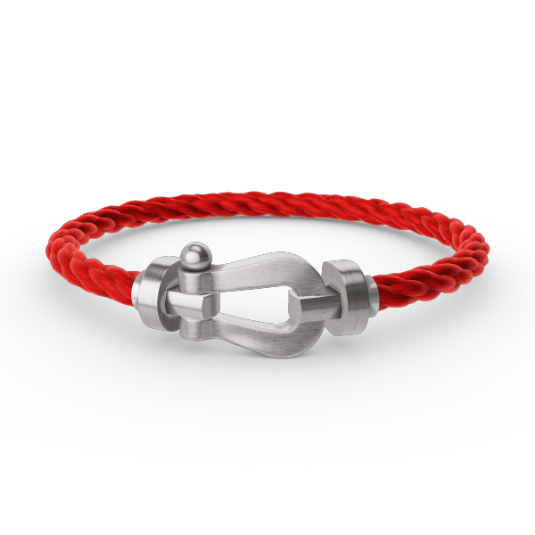 [AURORA]FORCE GROSSES HUFEISENARMBAND OHNE DIAMANT SILBER