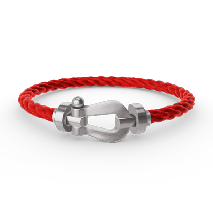 [AURORA]FORCE GROSSES HUFEISENARMBAND OHNE DIAMANT SILBER
