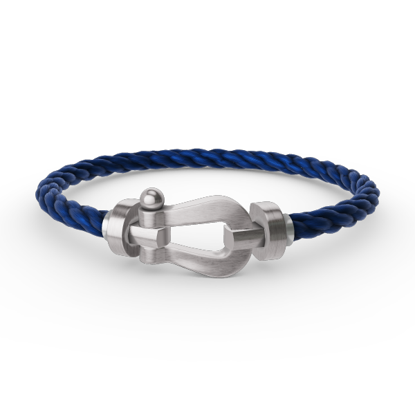 [AURORA]FORCE GROSSES HUFEISENARMBAND OHNE DIAMANT SILBER
