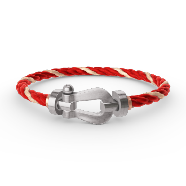 [AURORA]FORCE GROSSES HUFEISENARMBAND OHNE DIAMANT SILBER