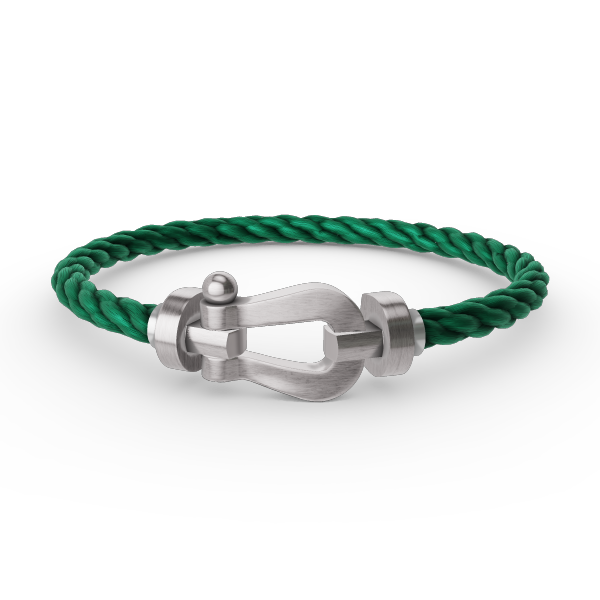[AURORA]FORCE GROSSES HUFEISENARMBAND OHNE DIAMANT SILBER