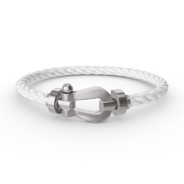 [AURORA]FORCE GROSSES HUFEISENARMBAND OHNE DIAMANT SILBER