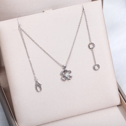 [Aurora]FIOREVER NECKLACE DIAMOND CENTER