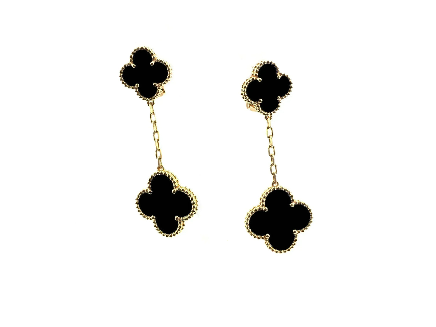 [Aurora]CLOVER 2 MOTIFS  EARRINGS (MULTIPLE CHOICESC