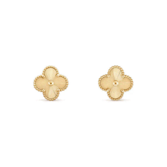 [Aurora]CLOVER MEDIUM 1 MOTIFS LASER EARRINGS