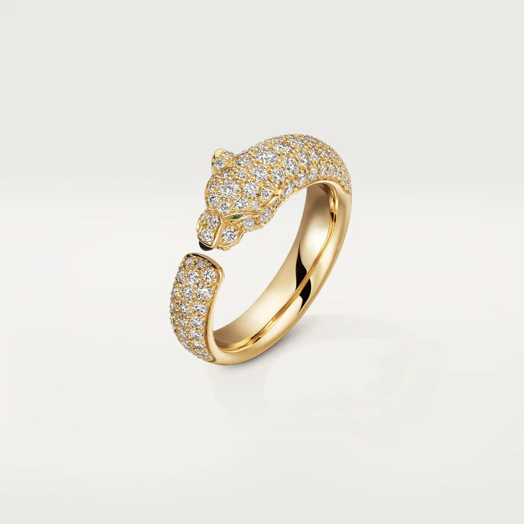 [Aurora]PANTHERE PINK GOLD DIAMOND RING