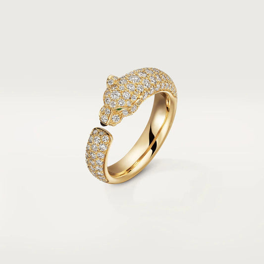 [Aurora]PANTHERE PINK GOLD DIAMOND RING
